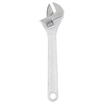 Vulcan WC917-07 Adjustable Wrench, 10 in OAL, Steel, Chrome