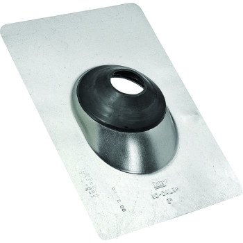 Hercules No-Calk Series 11841 Roof Flashing, 12-1/2 in OAL, 9 in OAW, Galvanized Steel