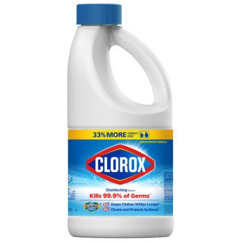 Clorox 32260 Regular Bleach, 43 oz, Liquid, Bleach