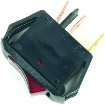 Jandorf 61032 Rocker Switch, 10/16 A, 125/250 V, SPST, Tab Terminal