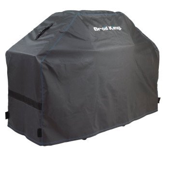 Broil King 68488 Grill Cover, 23 in W, 45-1/2 in H, Polyester/PVC, Black