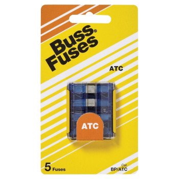 Bussmann BP/ATC-5-RP Automotive Fuse, Blade Fuse, 32 VDC, 5 A, 1 kA Interrupt