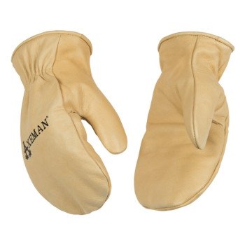 Axeman 1930-XL Safety Gloves, Men's, XL, Wing Thumb, Easy-On Cuff, Cowhide Leather, Tan