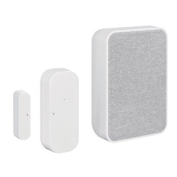 globe 18000173 Security Kit, Wireless, 4.5 V, 85 dB, White