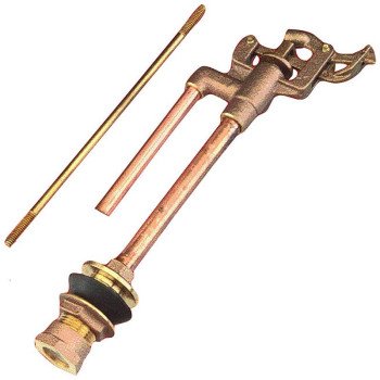 Plumb Pak PP830-12 Toilet Ballcock, Brass, For: 8-1/2 in Toilet Tanks