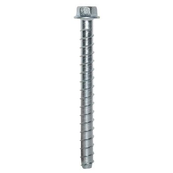 Simpson Strong-Tie Titen HD THD50500HF1 Heavy-Duty Screw Anchor, 1/2 in Dia, 5 in L, Carbon Steel, Zinc