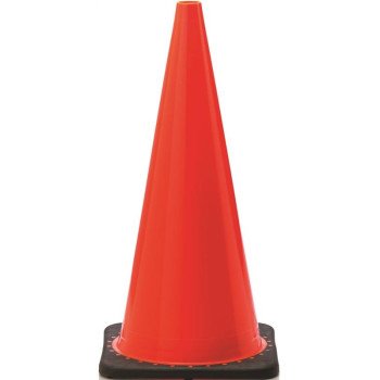 JBC Revolution RS RS70025C Traffic Safety Cone, 28 in H Cone, PVC Cone, Fluorescent Orange Cone