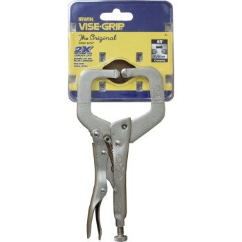 Irwin 17 C-Clamp, 500 lb Clamping, 2-1/8 in Max Opening Size, 1-1/2 in D Throat, Steel Body