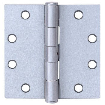 Tell Manufacturing H4545 Series HG100315 Square Corner Hinge, 4-1/2 in H Frame Leaf, 0.134 in Thick Frame Leaf, Satin