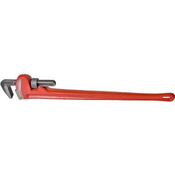 Superior Tool 02836 Pipe Wrench, 5 in Jaw, 36 in L, Straight Jaw, Iron, Epoxy-Coated