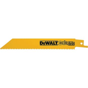 DeWALT DW4845-2 Reciprocating Saw Blade, 6 in L, 10/14 TPI