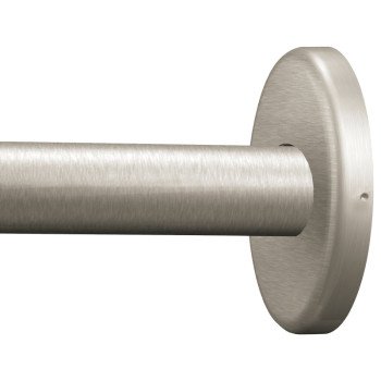 Moen DN2130BN Adjustable Shower Rod, 36 to 60 in L Adjustable, Brushed Nickel