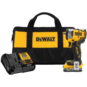 DEWALT DCF913E1 Impact Wrench, Battery Included, 20 V, 3/8 in Drive, Square Drive, 3150 ipm, 2800 rpm Speed