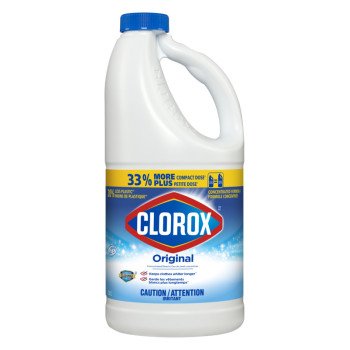 Clorox 01731 Original Concentrated Bleach, 2.4 L, Liquid, Bleach