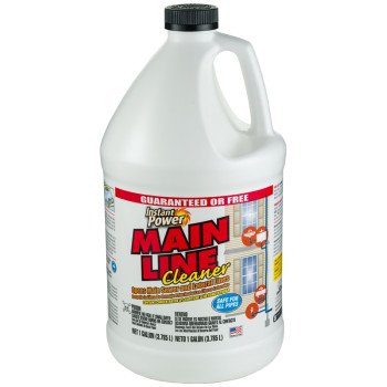 Instant Power 1801 Main Line Cleaner, 1 gal, Liquid, Clear