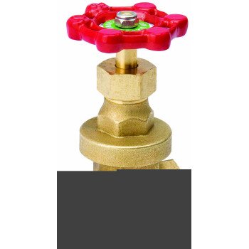 B & K ProLine Series 100-205NL Gate Valve, 1 in Connection, FPT, 300/150 psi Pressure, Brass Body