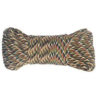 Baron 63715 Cord, 5/32 in Dia, 100 ft L, 110 lb Working Load, Polyester, Camo