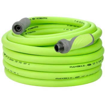 Flexzilla SwivelGrip HFZG575YWS-N/CA Garden Hose, 5/8 in, 75 ft L, GHT, Polymer, Green