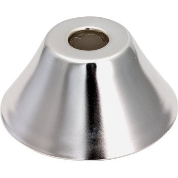 Plumb Pak PP92PC Bath Flange, 3-3/4 in OD, For: 1/2 in IPS Pipes, Chrome