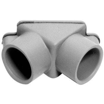 Carlon E990ER-CAR Access Pull Elbow, PVC, Gray