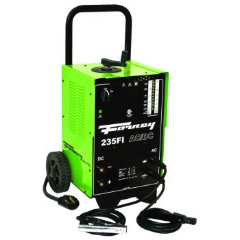 Forney 314 Arc Welder, 230 V Input, 235 A, 1-Phase, 24 ga to 1/2 in Thick, 50 % Duty Cycle