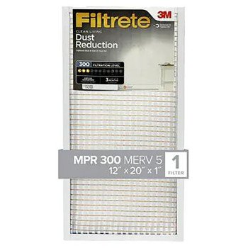 FILTER AIR DST REDUC 12X20X1IN