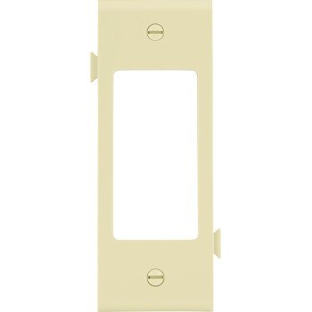 Eaton Cooper Wiring STC26 STC26V Wallplate, 4-1/2 in L, 2-3/4 in W, 1 -Gang, Polycarbonate, Ivory, High-Gloss