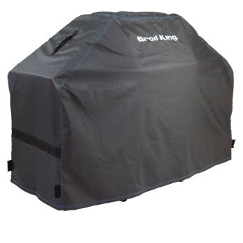 Broil King 68490 Grill Cover, 25 in W, 48 in H, Polyester/PVC, Black