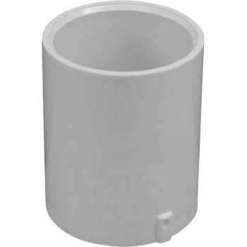 IPEX 435450 Pipe Coupling, 1 in, Socket, PVC, White, SCH 40 Schedule, 450 psi Pressure