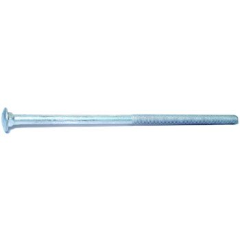 Midwest Fastener 05533 Carriage Bolt, 1/2-13 in Thread, NC Thread, 12 in OAL, 2 Grade