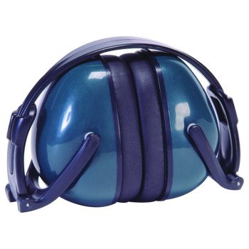 Safety Works SWX00115 Foldable Ear Muffs, One-Size, 26 dB NRR, Adjustable Headband, PVC