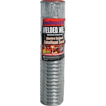 Jackson Wire 10177014 Rabbit Fence, 50 ft L, 28 in H, 16/14 Gauge, Galvanized