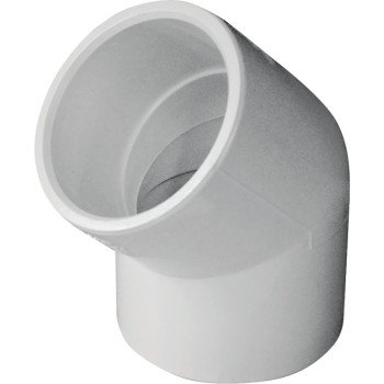 IPEX 435485 Pipe Elbow, 1-1/2 in, Socket, 45 deg Angle, PVC, SCH 40 Schedule