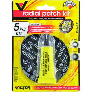 Genuine Victor 22-5-00414-8 Tire Patch Kit, Metal/Rubber