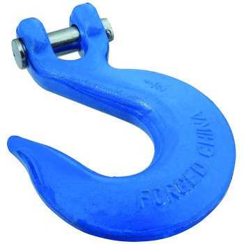 National Hardware 3242BC Series N177-287 Clevis Slip Hook, 1/2 in, 9200 lb Working Load, Steel, Blue