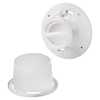 Leviton 09850 Lamp Holder, 120 V, 10 W, Thermoplastic Housing Material, White