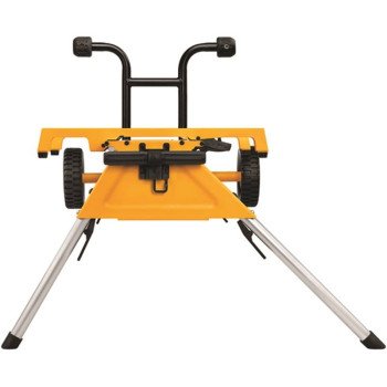 DEWALT DW7440RS Rolling Table Saw Stand, 200 lb, 19-3/4 in W Stand, 33-1/2 in D Stand, 9 in H Stand, Aluminum