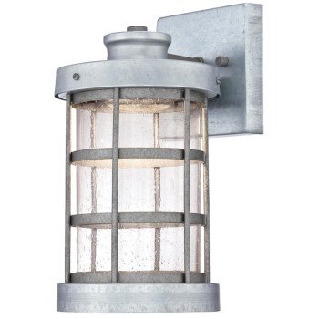 Westinghouse 6347800 Outdoor Wall Fixture, LED Lamp, 1000 Lumens, 2700 K Color Temp, Steel Fixture, Galvanized Fixture