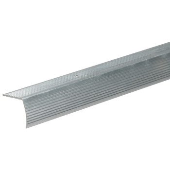 Frost King H4128FS6 Stair Edging, 72 in L, 1-1/8 in W, Aluminum, Satin