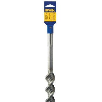 Irwin 323006 Hammer Drill Bit, 5/8 in Dia, 21 in OAL, Twist Flute, 4-Flute, 5 in Dia Shank, SDS Max Shank