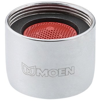 Moen CA3924 Faucet Aerator, 15/16-27 Female, Chrome Plated, 1.5 gpm