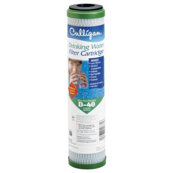 Culligan D-40A Replacement Water Filter, For: Culligan US-600A Undersink Drinking Water Filtration, 0.5 um Filter