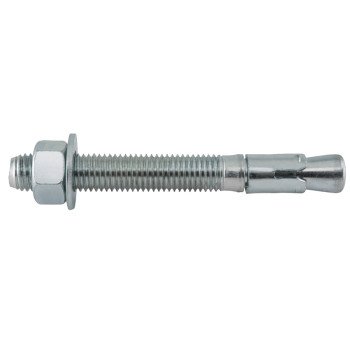 DEWALT Power-Stud 7444SD1 Wedge Anchor, 3/4 in Dia, 6-1/4 in OAL, Carbon Steel, Zinc