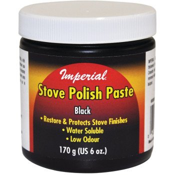 Imperial KK0059 Stove Polish, Paste, Opaque Black, Neutral Oil, 6 fl-oz Jar