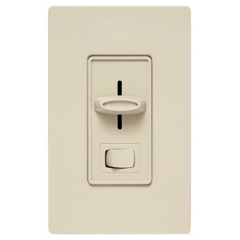 Lutron Skylark SCL-153PH-IV C.L Dimmer, 1.25 A, 120 V, 150 W, CFL, Halogen, Incandescent, LED Lamp, 3-Way, Ivory