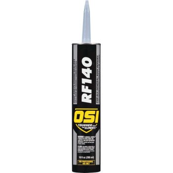 OSI RF140 Series 1938618 Gutter and Seam Sealant, Black, Liquid, 10.5 oz Cartridge