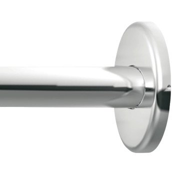 Moen DN2130CH Adjustable Shower Rod, 36 to 60 in L Adjustable, Chrome