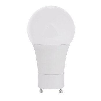 Feit Electric A60DM850GU2410KLED LED Light Bulb, A19 Lamp, 60 W Equivalent, GU24 Lamp Base, Dimmable, White