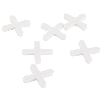 Vulcan MJ-T80805 Tile Spacer, 3/16 in Thick, Cross, Plastic