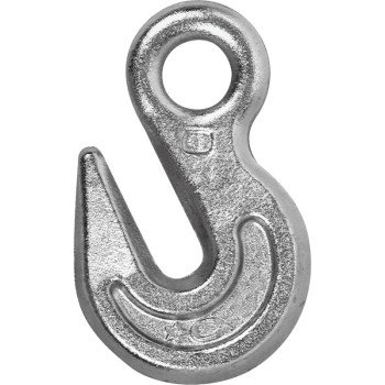 Campbell T9001624 Eye Grab Hook, 3/8 in, 5400 lb Working Load, 43 Grade, Steel, Zinc